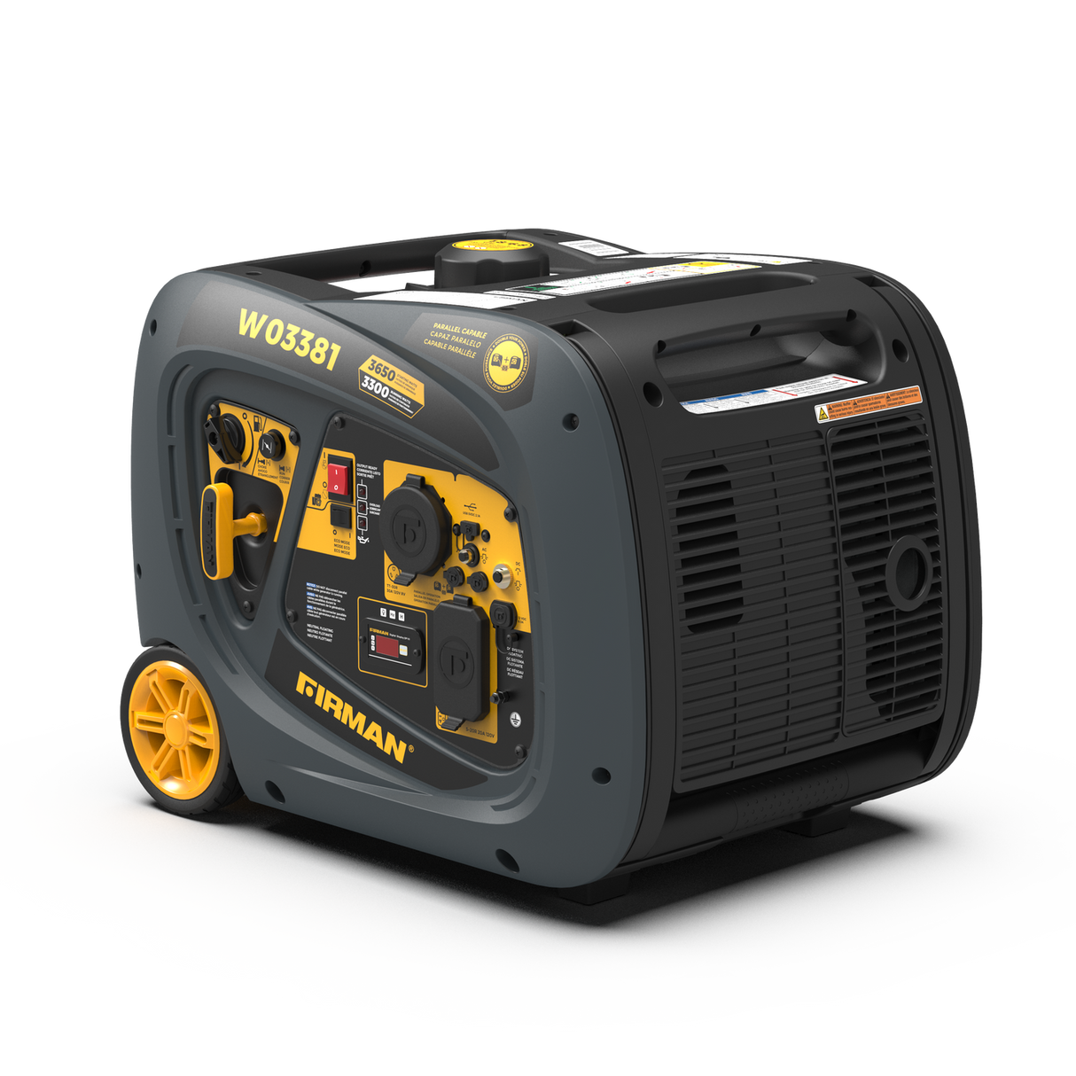 Firman W03381 Gas Inverter Portable Generator 3650W Recoil Start