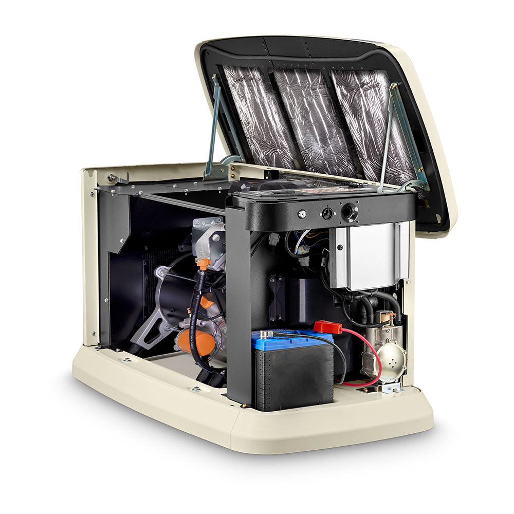 Generac 14/14 kW Air-Cooled Standby Generator, Alum Enclosure, 16 Circuit LC NEMA3