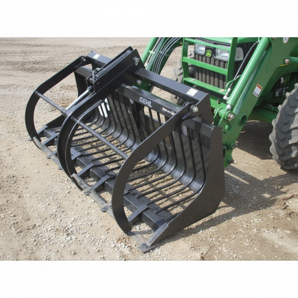 Haugen Attachments Compact Tractor & Mini Skid Steer Rod Grapple