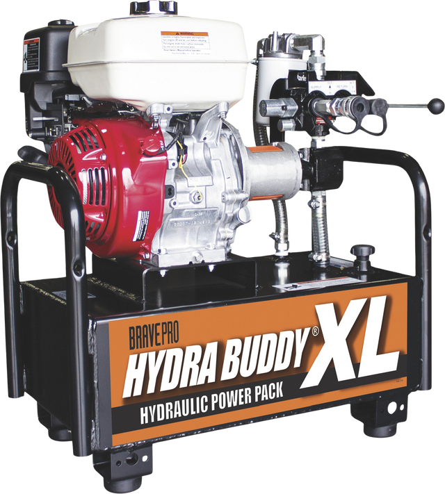 A Brave Portable Hydraulic Power Pack featuring a Honda GX270 engine, with the background removed.