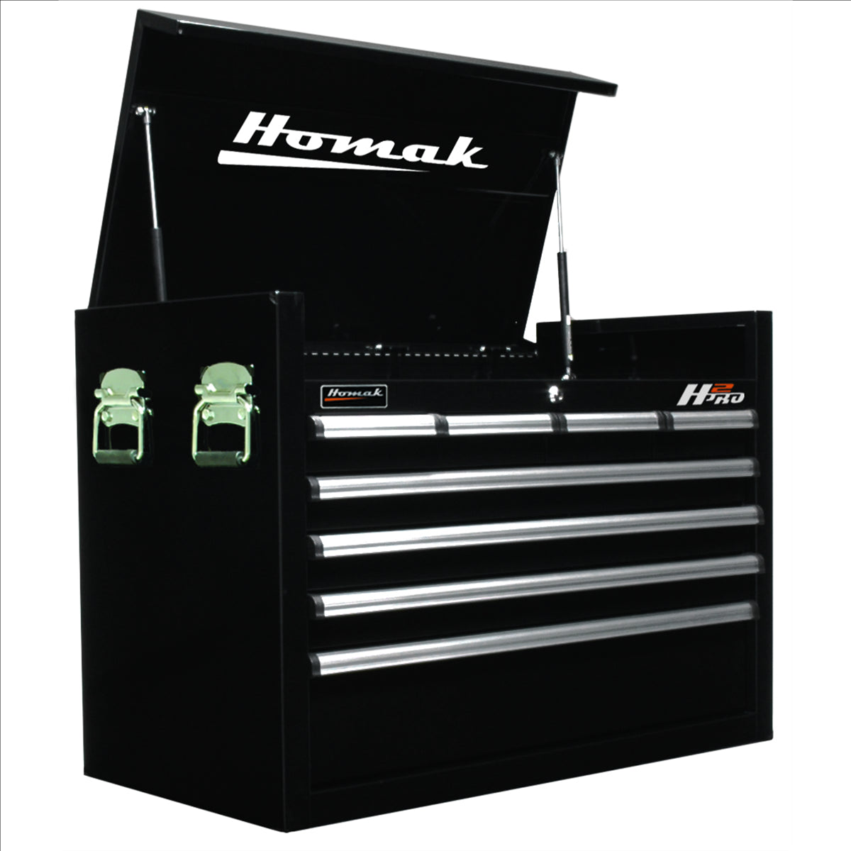 Homak H2PRO Series 36-Inch 8-Drawer Top Chest, Black