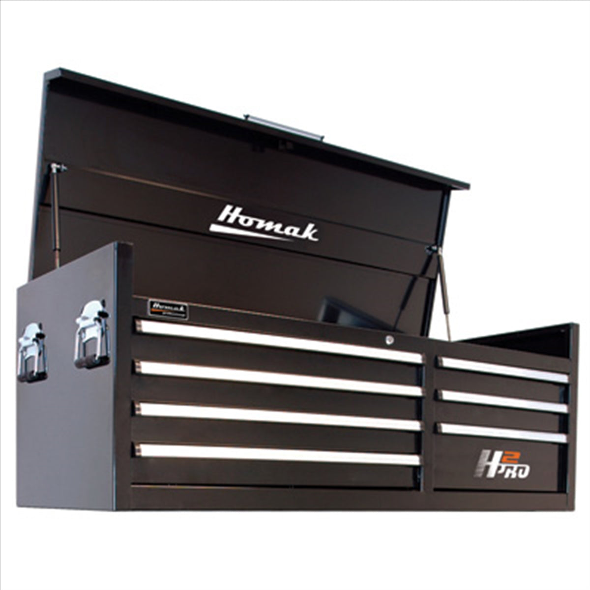 Homak 56" H2Pro Series 7 Drawer Top Chest - Black