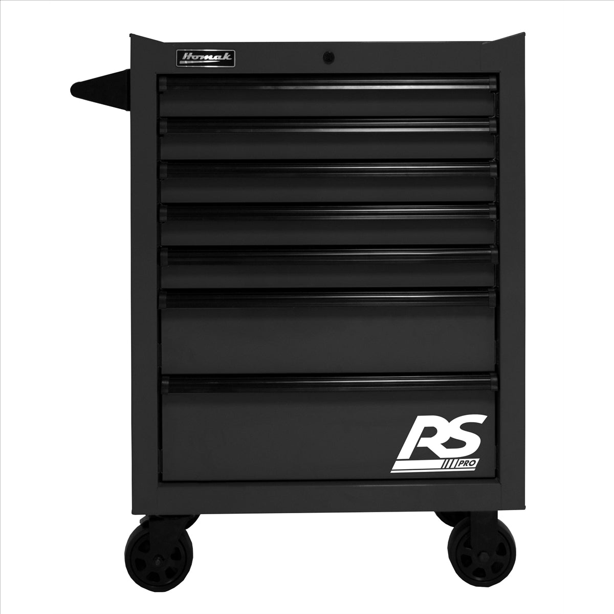 Homak 27 in. RS PRO 7 Drawer Roller Cabinet - Black