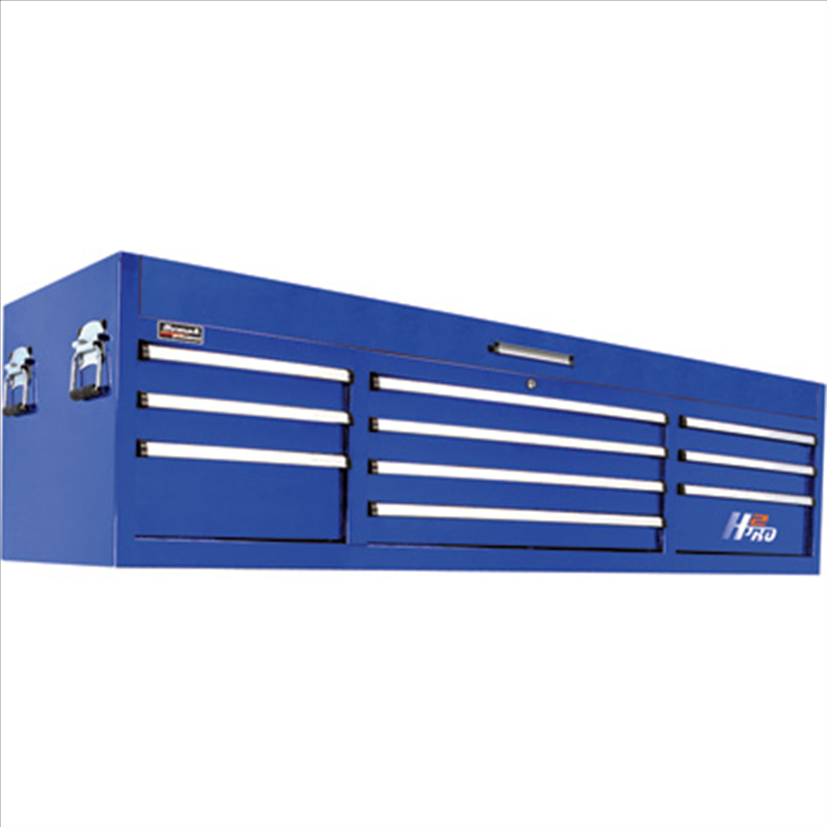 Homak H2PRO 72", 10-Drawer Top Tool Chest � 71 3/4"W x 21 3/4"D x 20 5/8"H, Blue