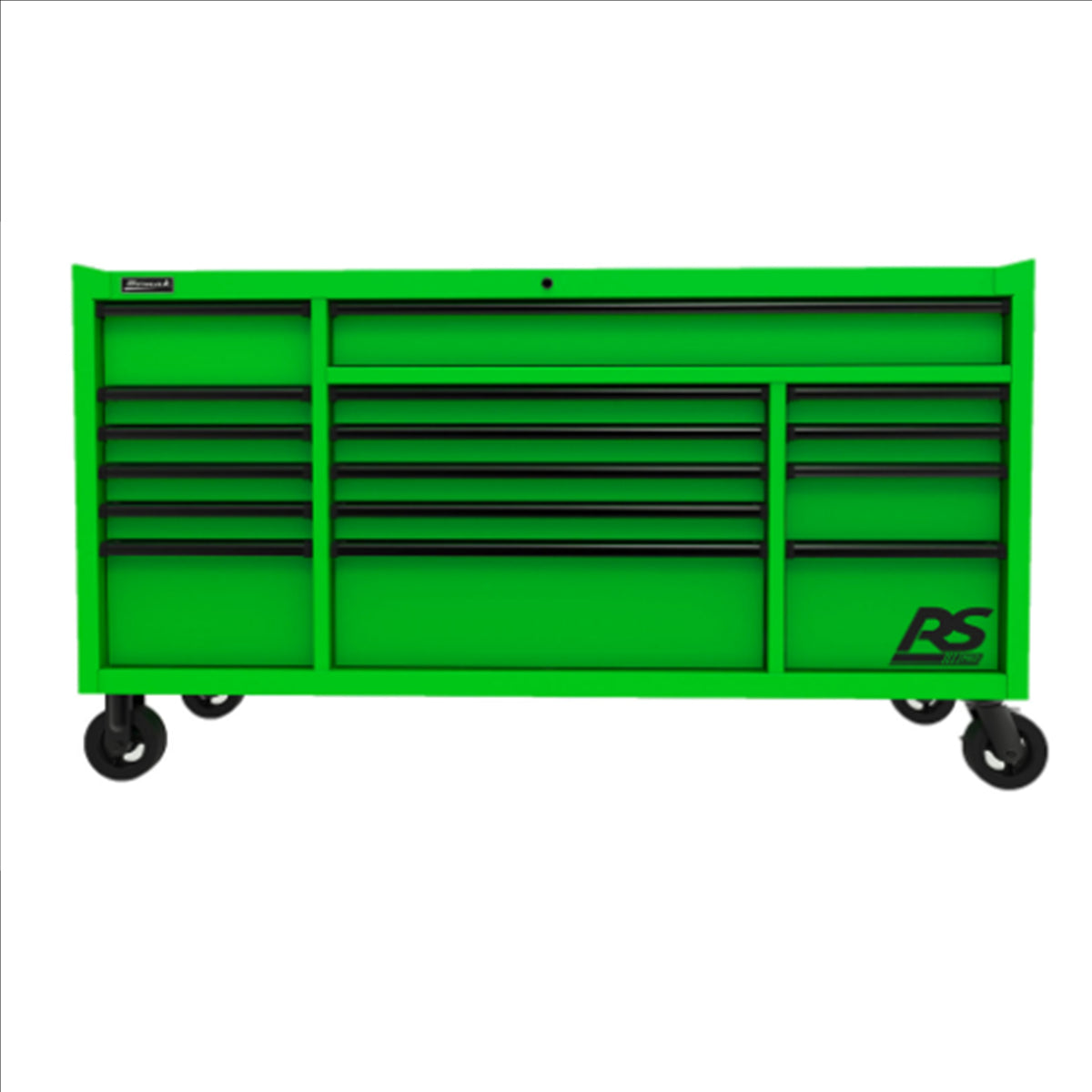 Homak 72 in. RS PRO 16-Drawer Roller Cabinet with 24 in. Depth - Blue