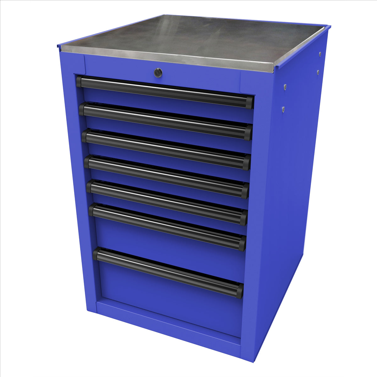 Homak RS PRO 22 in. 7-Drawer Side Cabinet, Blue