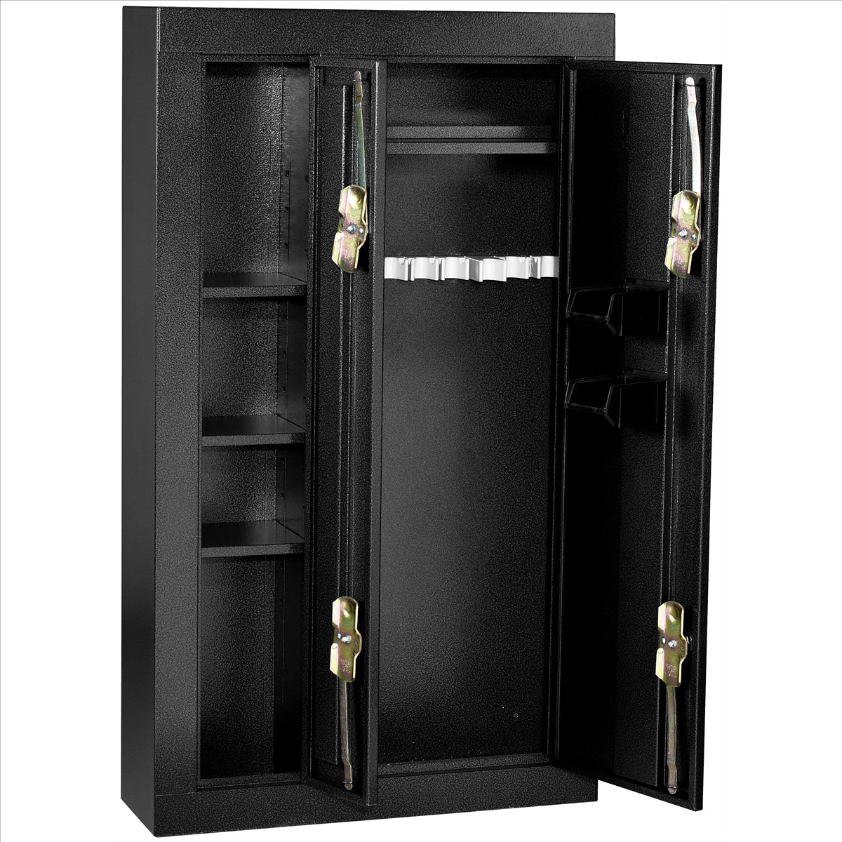 Homak 8 Gun Double Door Steel Security Cabinet / Black