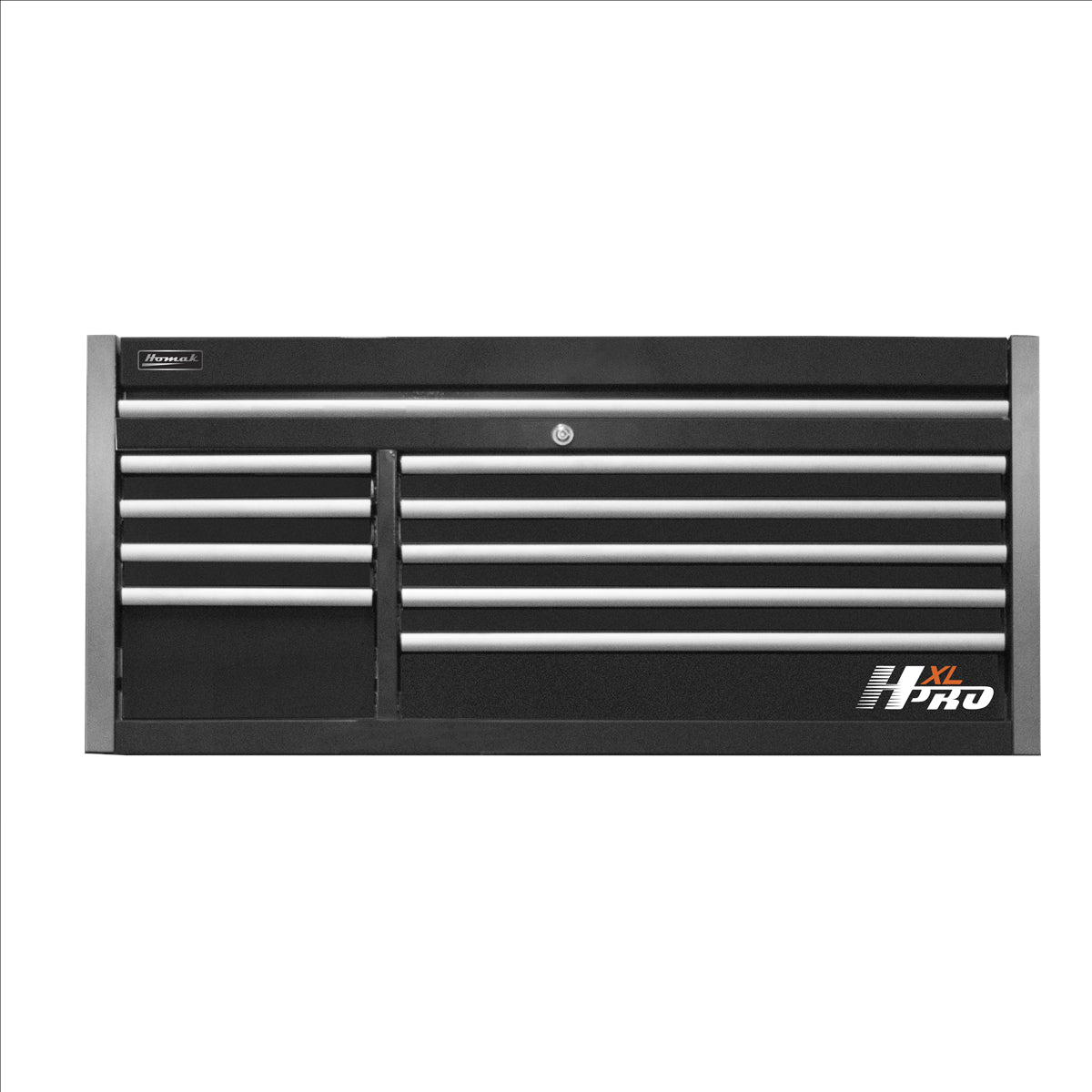Homak 60 in. HXL 9-Drawer Top Chest - Black