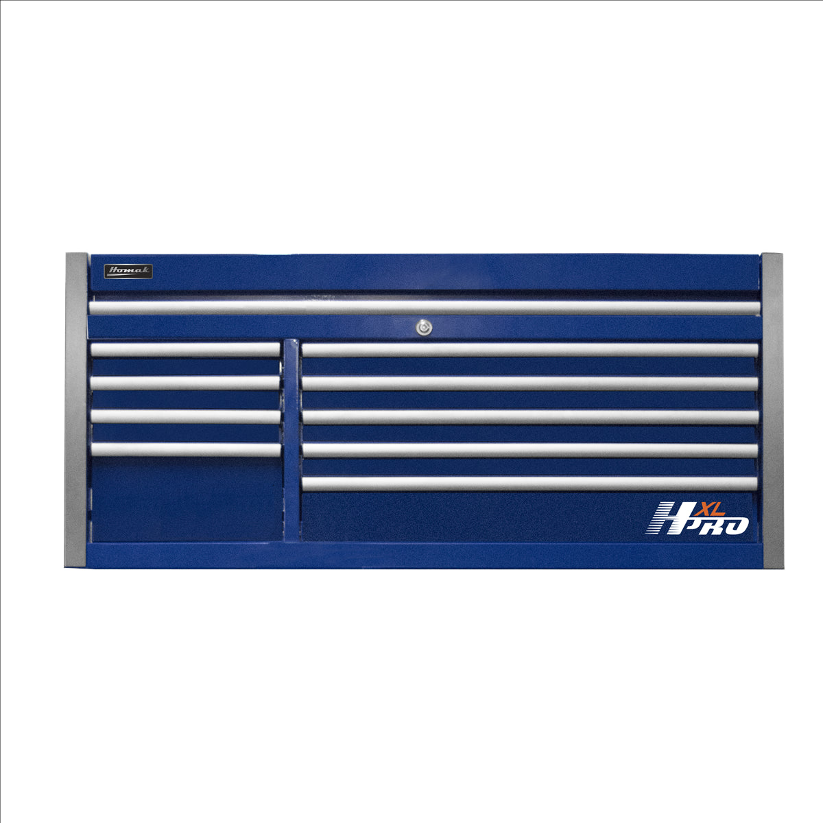 Homak 60 in. HXL 9-Drawer Top Chest, Blue