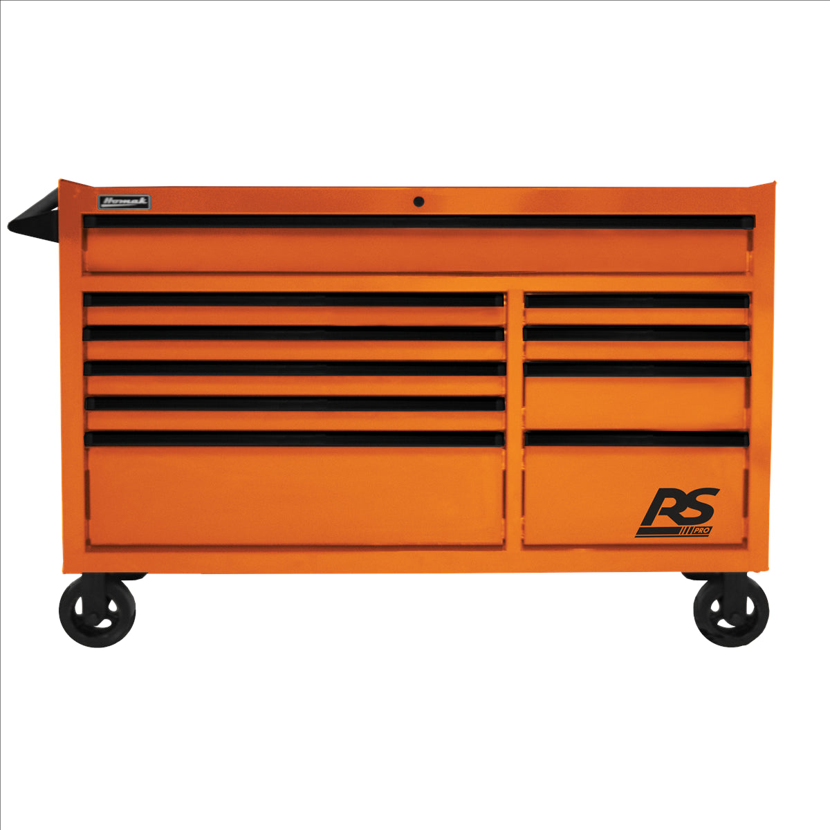 Homak 54 in. RS PRO 10-Drawer Roller Cabinet with 24 in. Depth