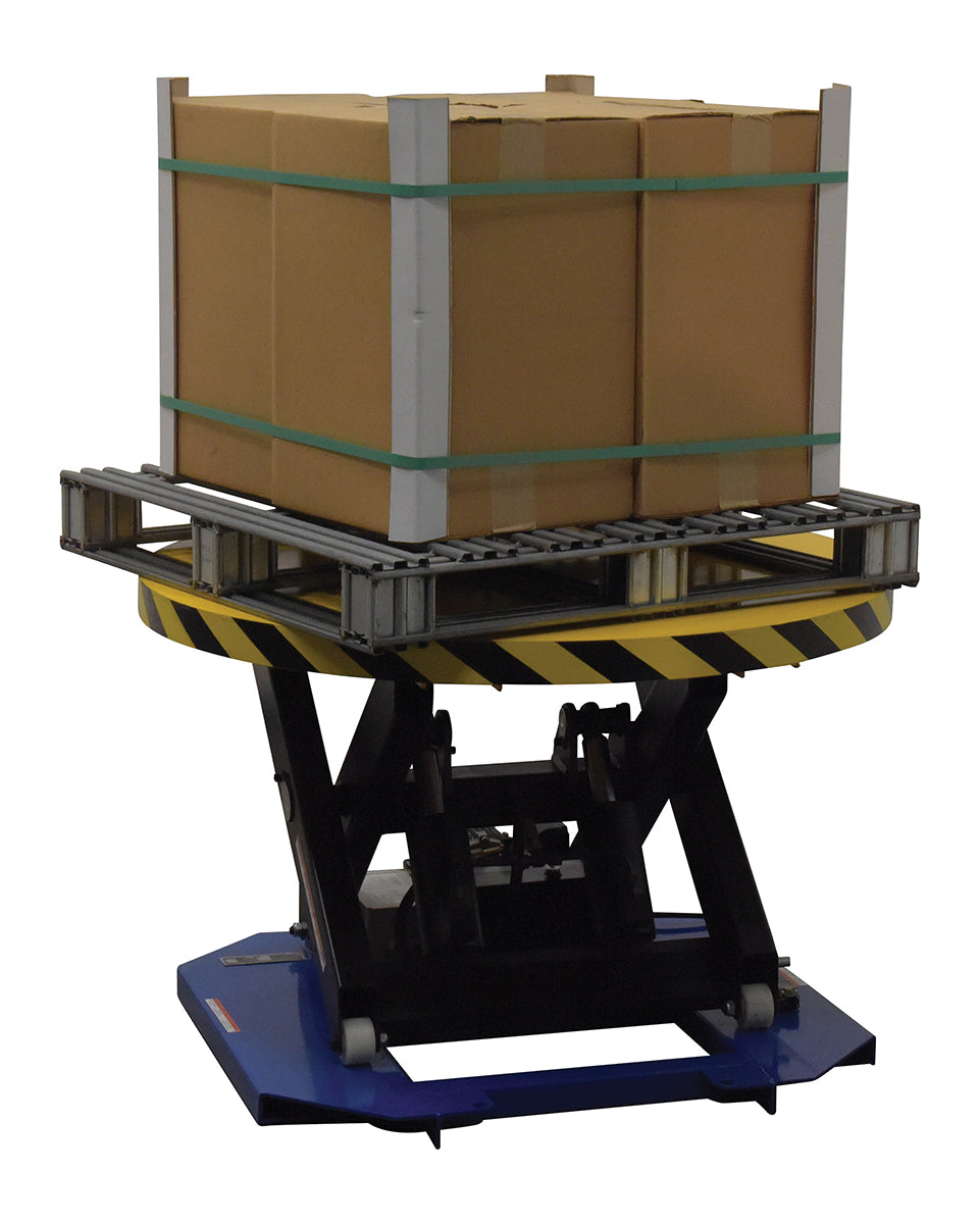 Vestil Powered Lift Table With Manual Rotation