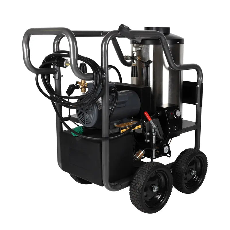 BE Power 2,000 PSI - 3.5 GPM Hot Water Electric Pressure Washer with Triplex Pump - HW205EBA