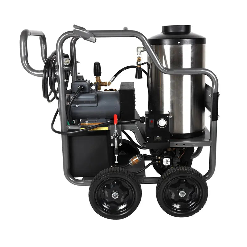BE Power 2,000 PSI - 3.5 GPM Hot Water Electric Pressure Washer with Triplex Pump - HW205EBA
