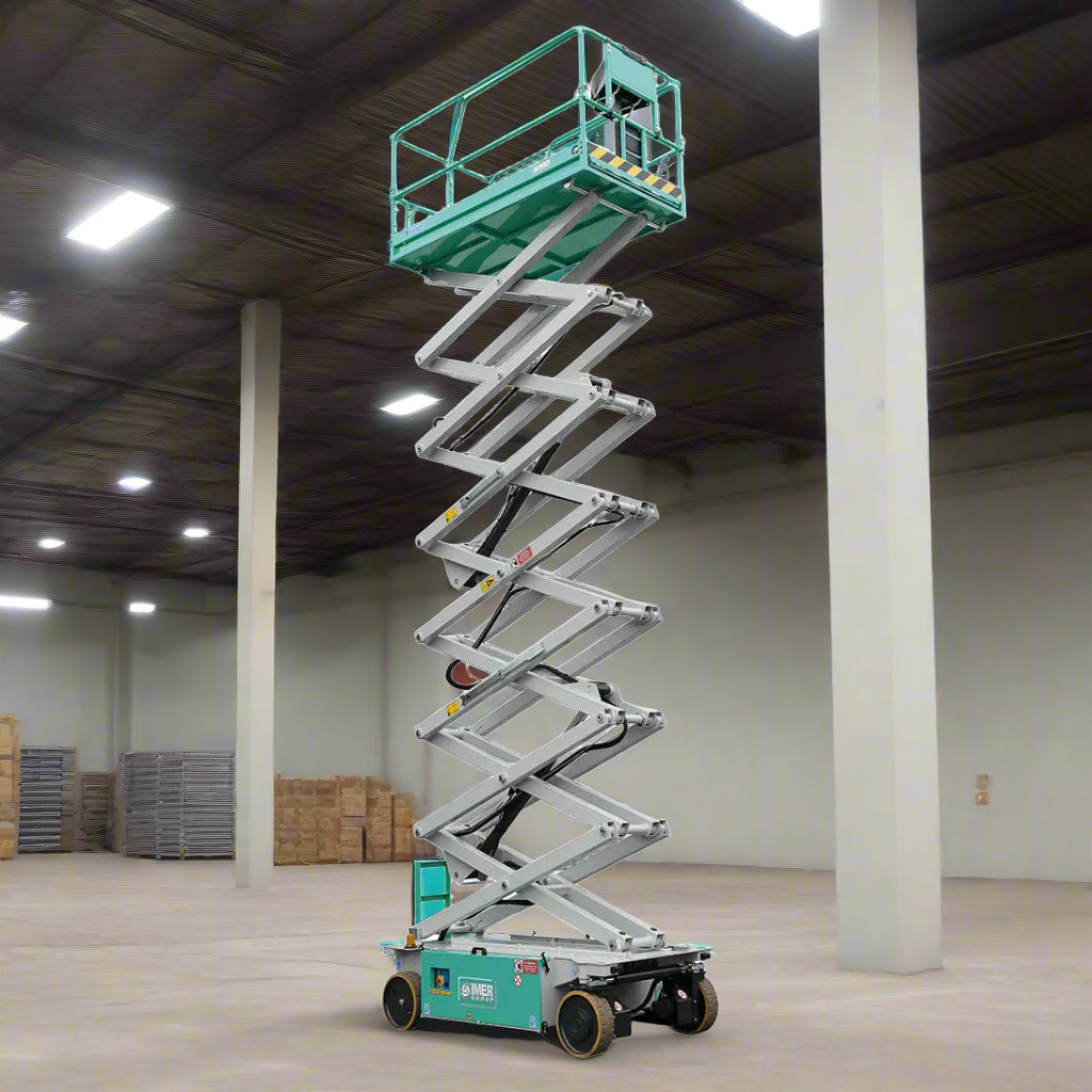 IMER Electric Scissor Lift | 52 Ft Working Heught | 1128566
