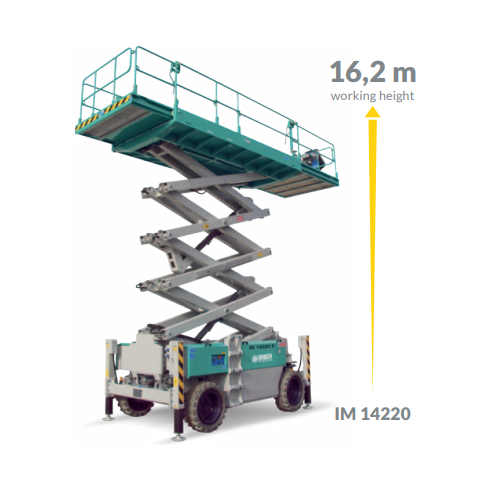 IMER Scissor Lift | Diesel Engine Electric Motor | IM 87 Serries