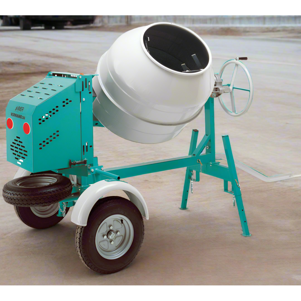 IMER Towable 12CF Mixer without Motor | Steel Drum| WORKMAN II 350 1105856