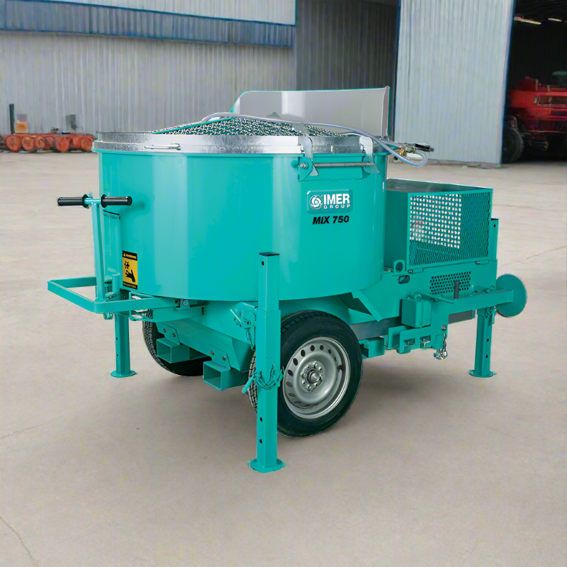 IMER Mortar Mixer | No Motor | Towable Vertical Shaft Mixer | 1194640
