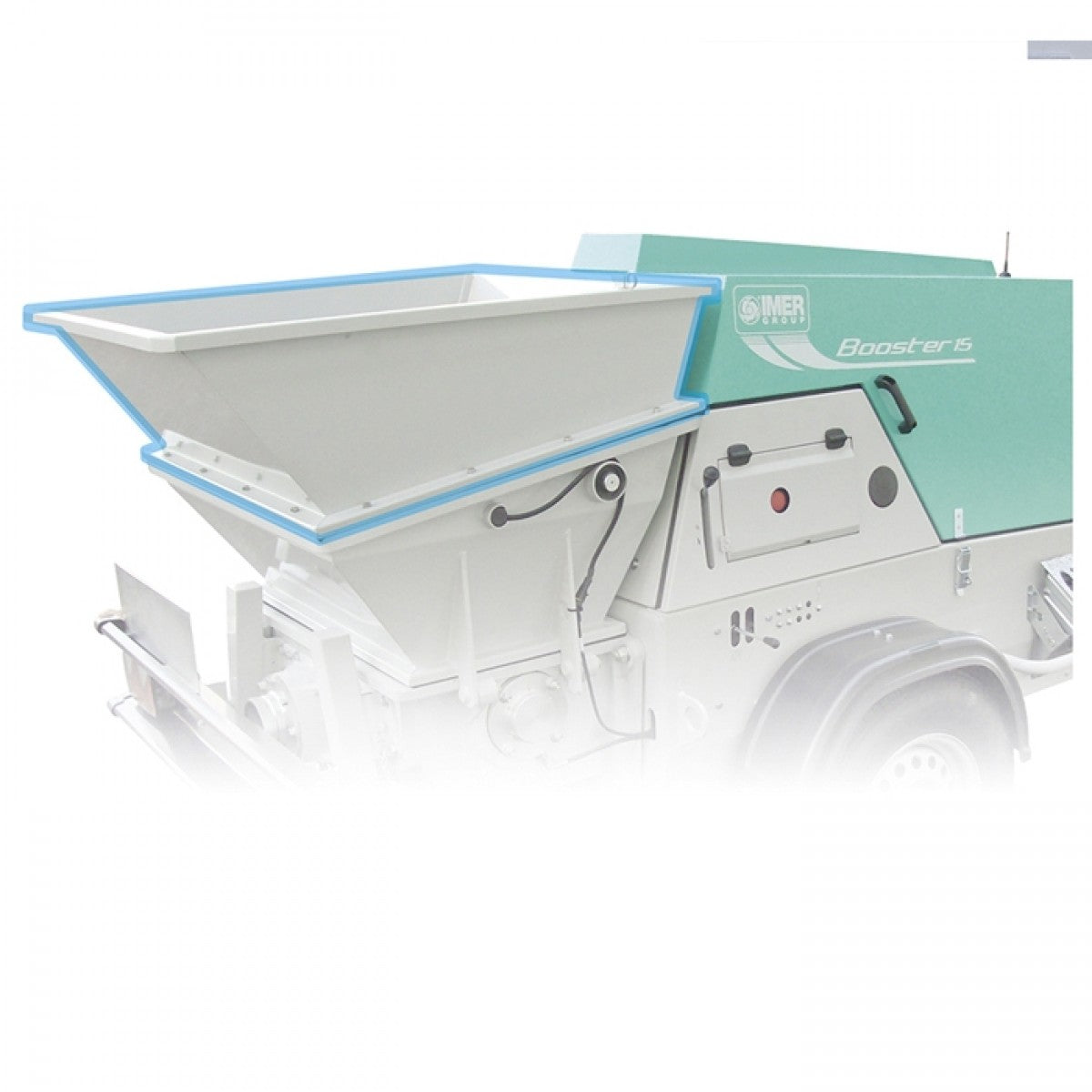 IMER Steel Hopper Extension Kit (17 cu ft) 1107197