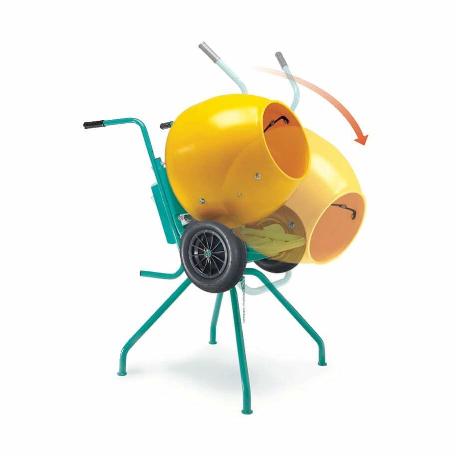 IMER Portable Multi Mixer | 0.5 HP | Poly or Steel Drum | Wheelman II