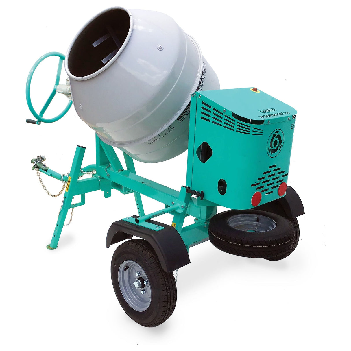 IMER Towable Multi-Mixer | 1.5 HP | Steel Drum | Workman II 350 - 1105862