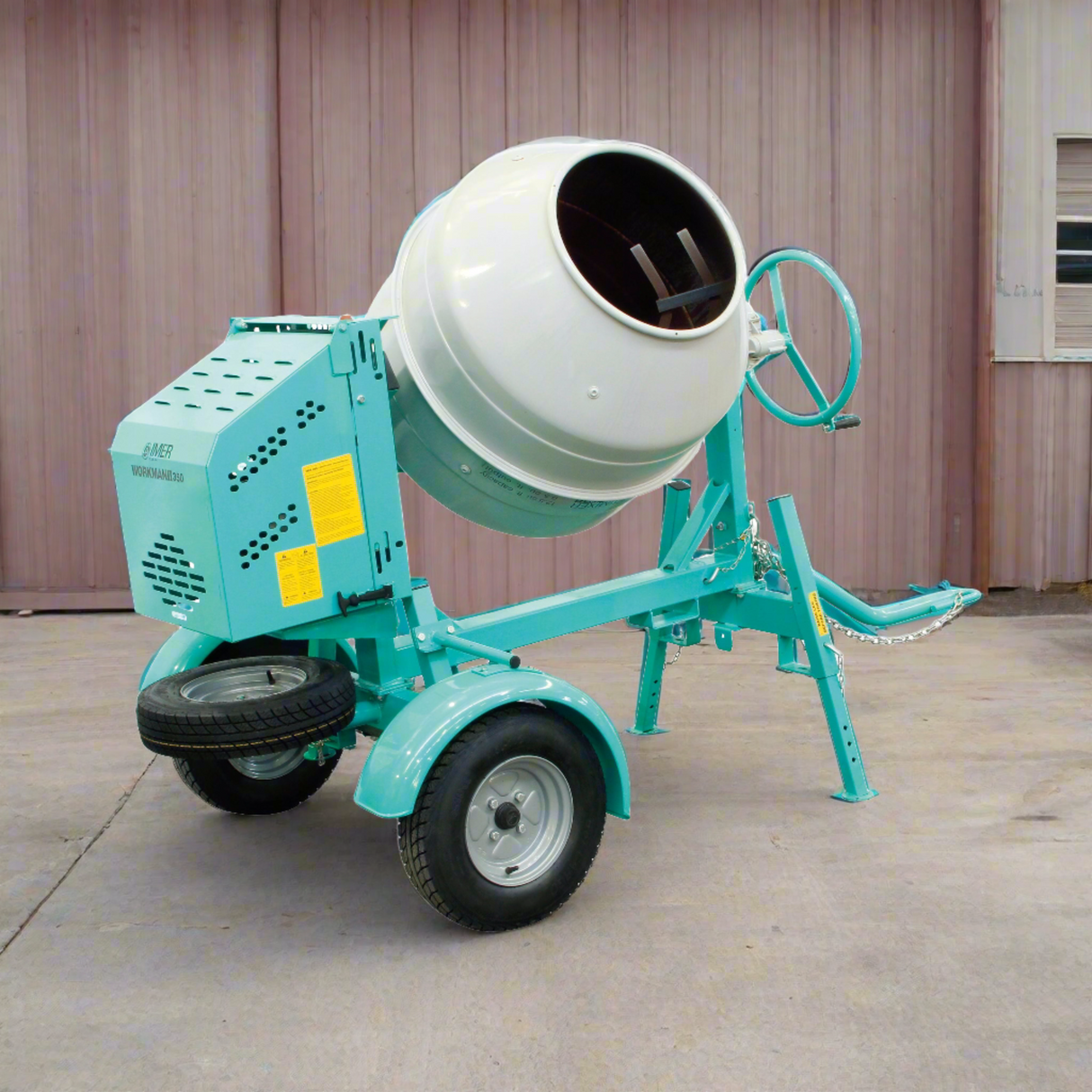 IMER Towable Multi-mixer | 1.5 HP | Steel Drum | Workman II 350 - 1105863