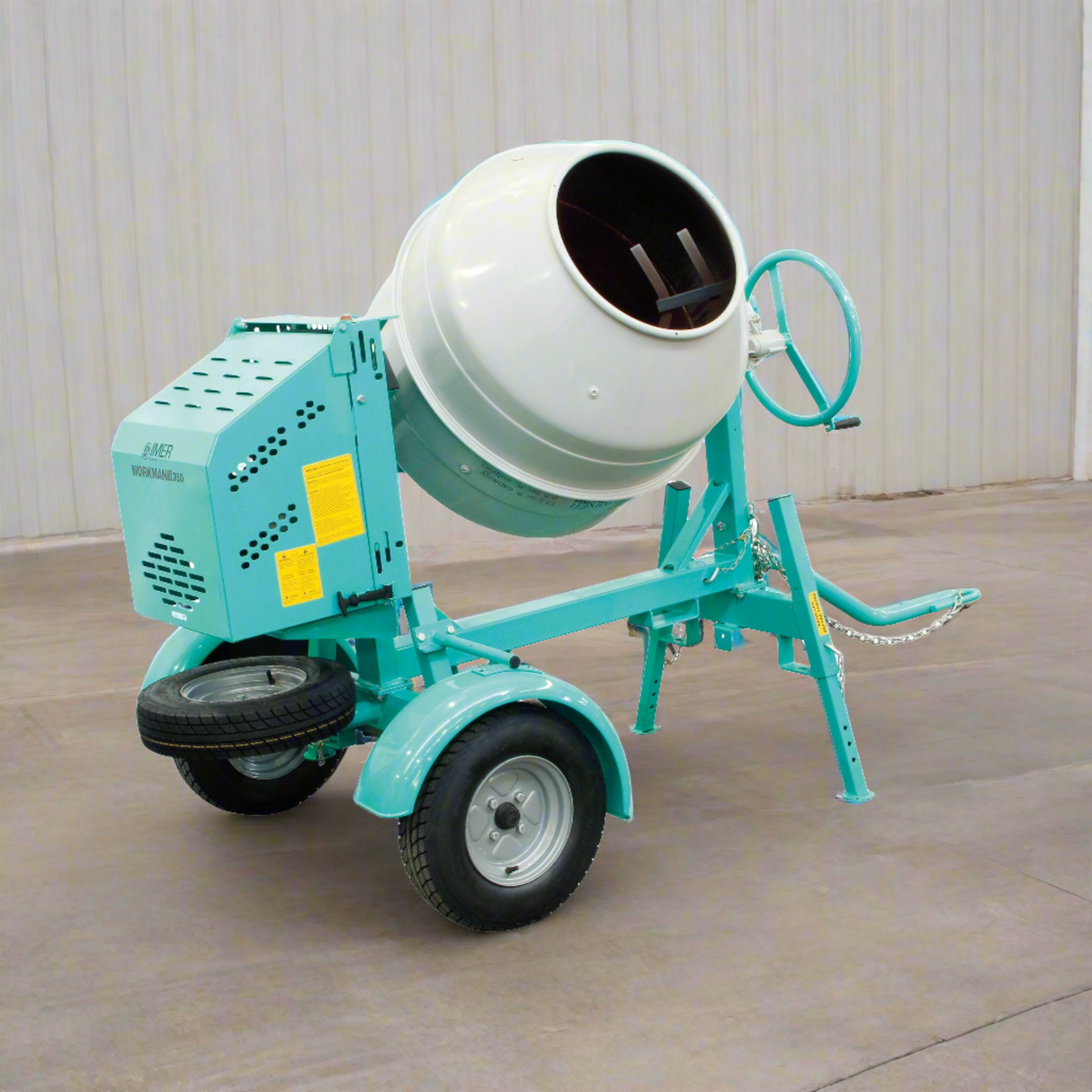 IMER Towable Multi-Mixer | 5.5 HP | Steel Drum | Workman II 350 - 1105855