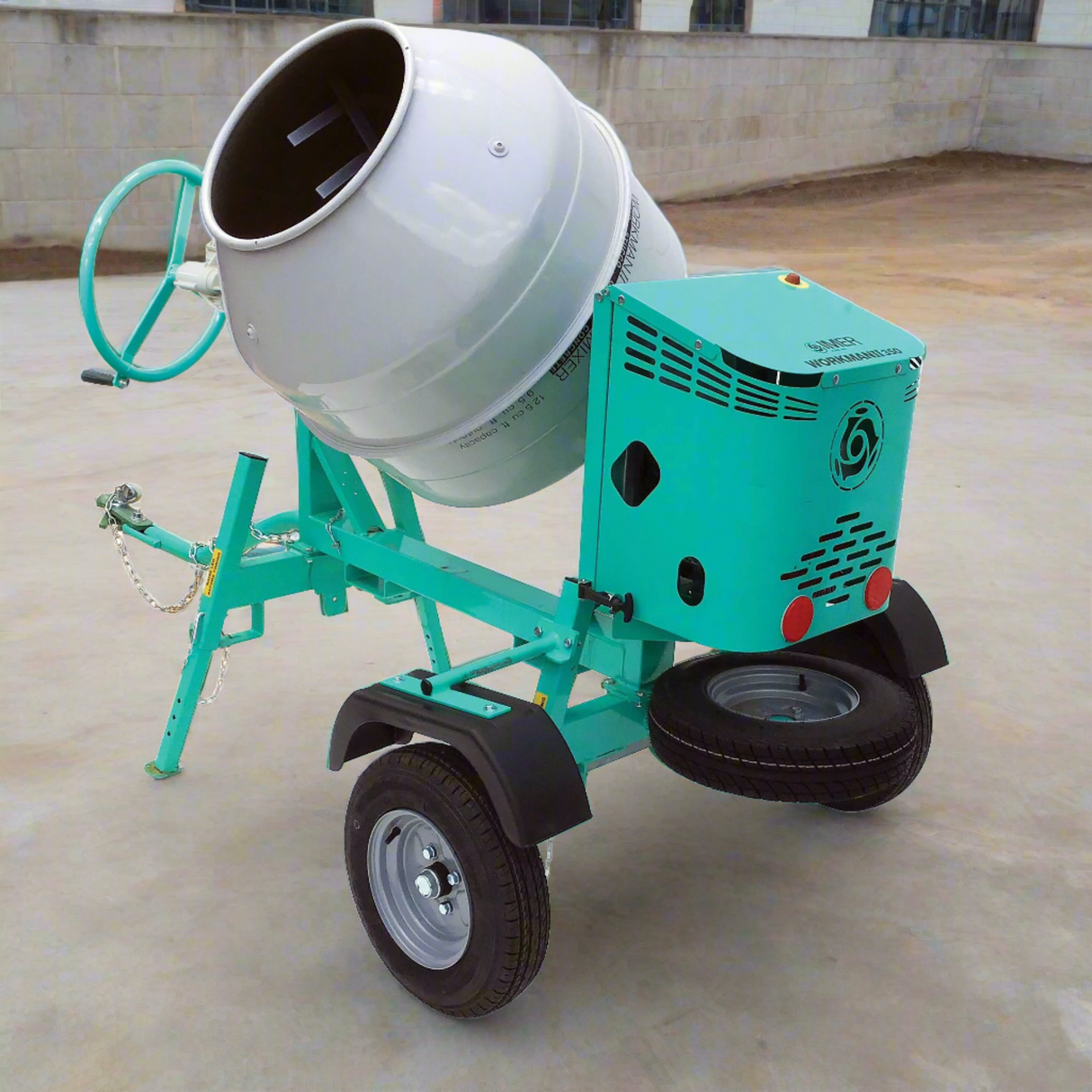 IMER Towable Multi-Mixer | 5.5 HP | Steel Drum | Workman II 250 - 1105850