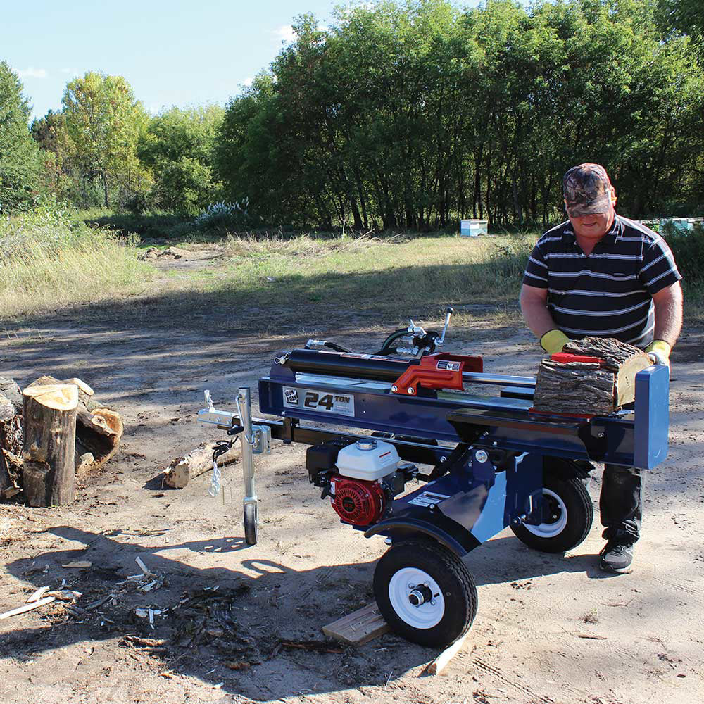 Iron and Oak Vertical Horizontal 24 Ton Log Splitter