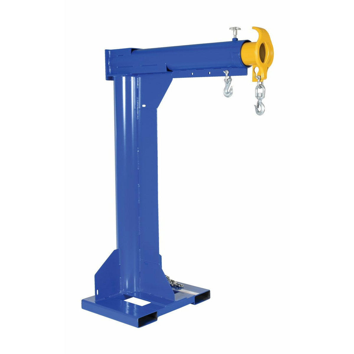 Vestil Steel High Rise Telescoping Boom 36 In. Fork Pocket Center 4,000 Lb. Capacity Blue - LM-HRT-4-36