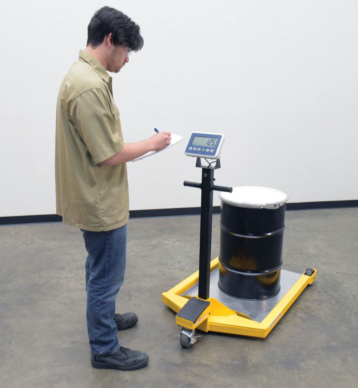 Vestil Low Profile Portable Bin Scale