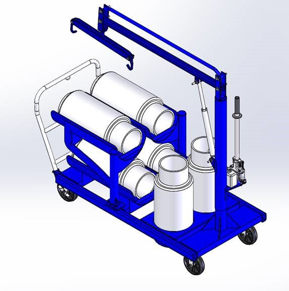 Vestil LP Tank Truck