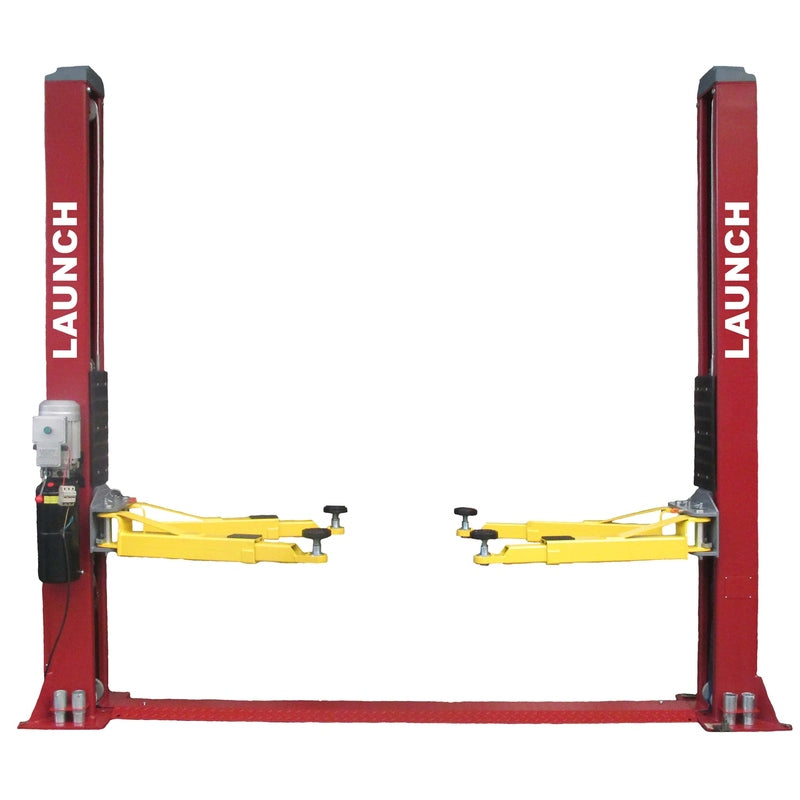 Launch Tech USA TLT240SB 9,000 lb Two Post Floor Plate - Symmetric - RED TLT240SB-R