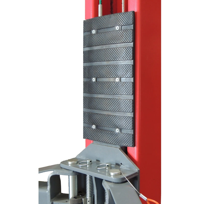 Launch Tech USA TLT240SC 9,000 lb Two Post Clear Floor - Asymmetric - RED TLT240SC-R