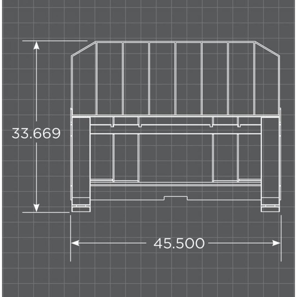 Loflin Fabrication Heavy Duty Pallet Fork Frame