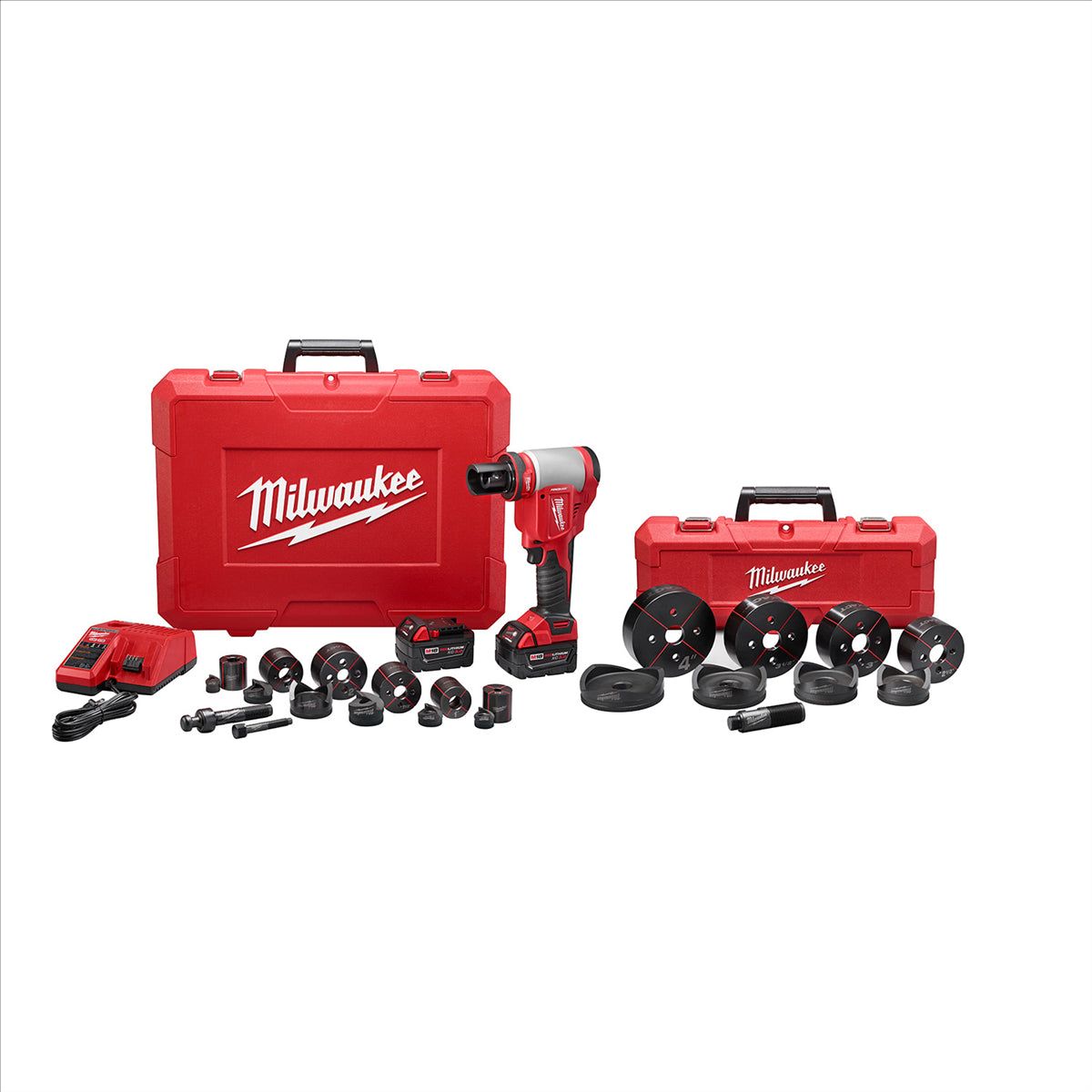Milwaukee M18 FORCE LOGIC 10T Knockout Tool 1/2" - 4" Kit 2676-23