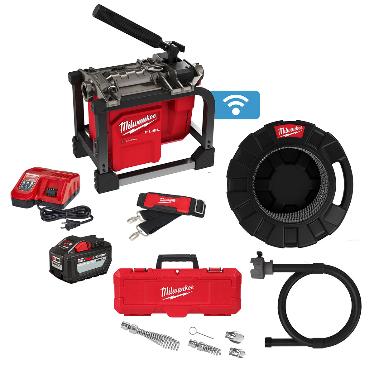 Milwaukee Tool M18 FUEL Sectional Machine with 5/8" Cable