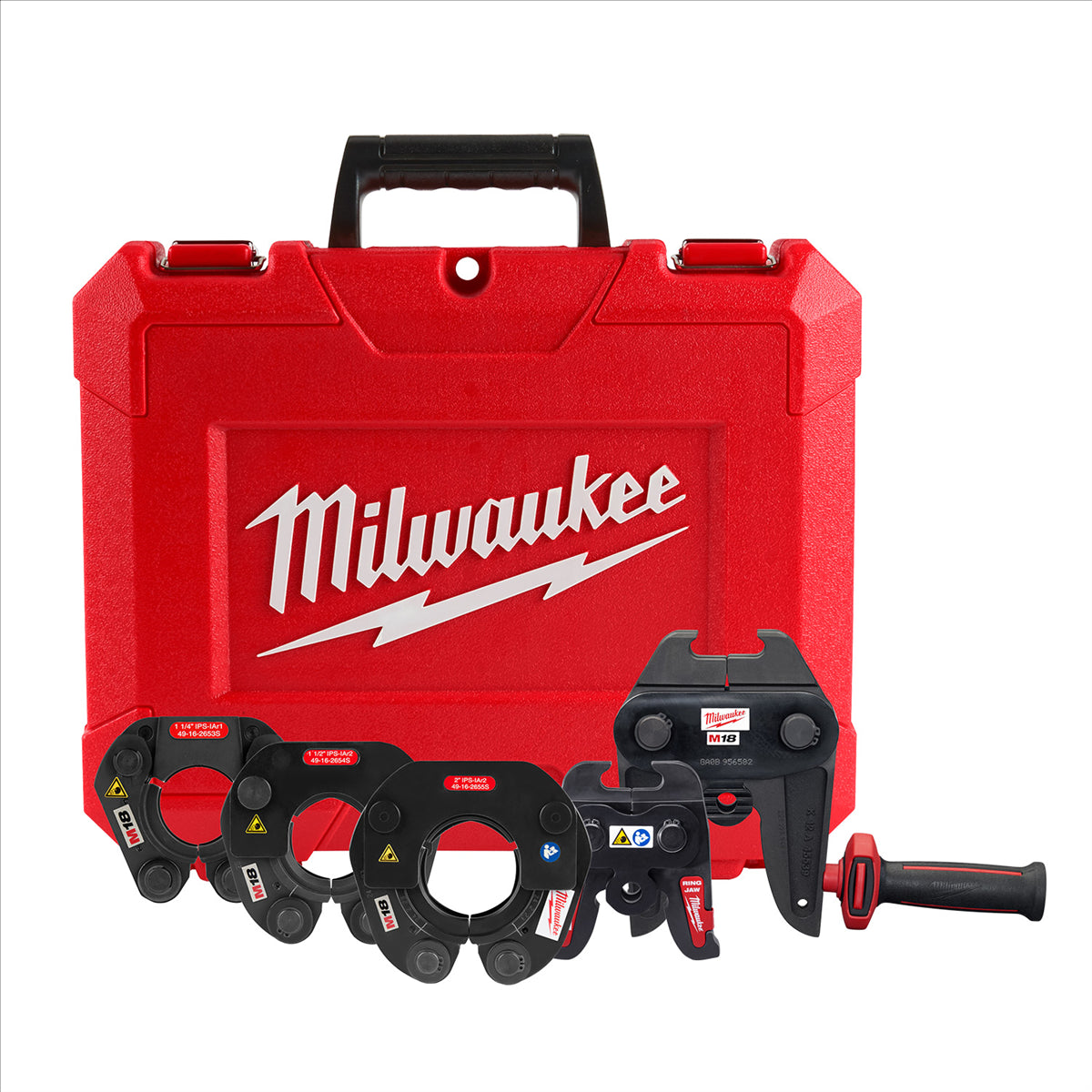 Milwaukee Tool 1-1/4"-2" IPS-IA Press Ring Kit for M18 FORCE LOGIC Long Throw Press Tool