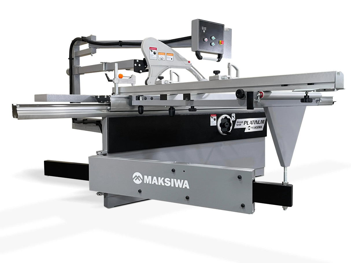 Maksiwa Sliding Panel Saw Platinum - 10 foot - 7.5HP / 3 Phase