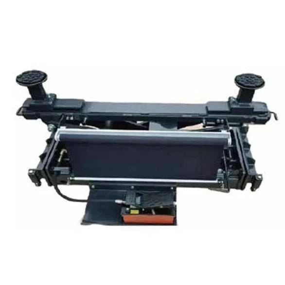 The Triumph RJ-9000, a black rolling bridge jack with a 9,000 lbs lifting capacity, shown on a white background.