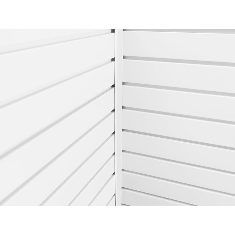 NewAge PVC Slatwall 120 SQ. FT. with 40-Piece Accessory Kit