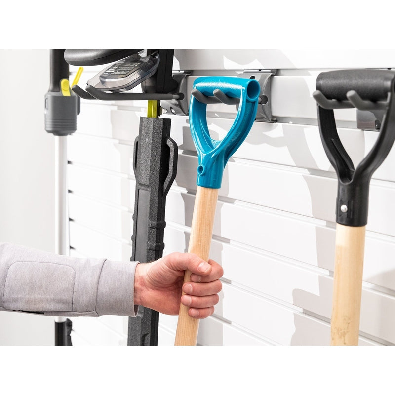 NewAge PVC Slatwall 120 SQ. FT. with 40-Piece Accessory Kit