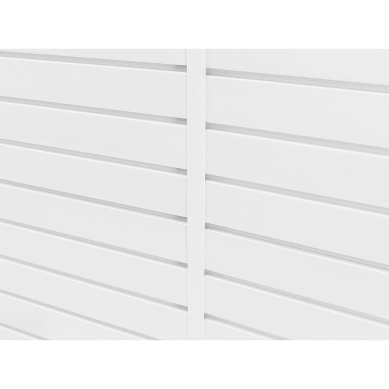 NewAge PVC Slatwall 120 SQ. FT. with 40-Piece Accessory Kit