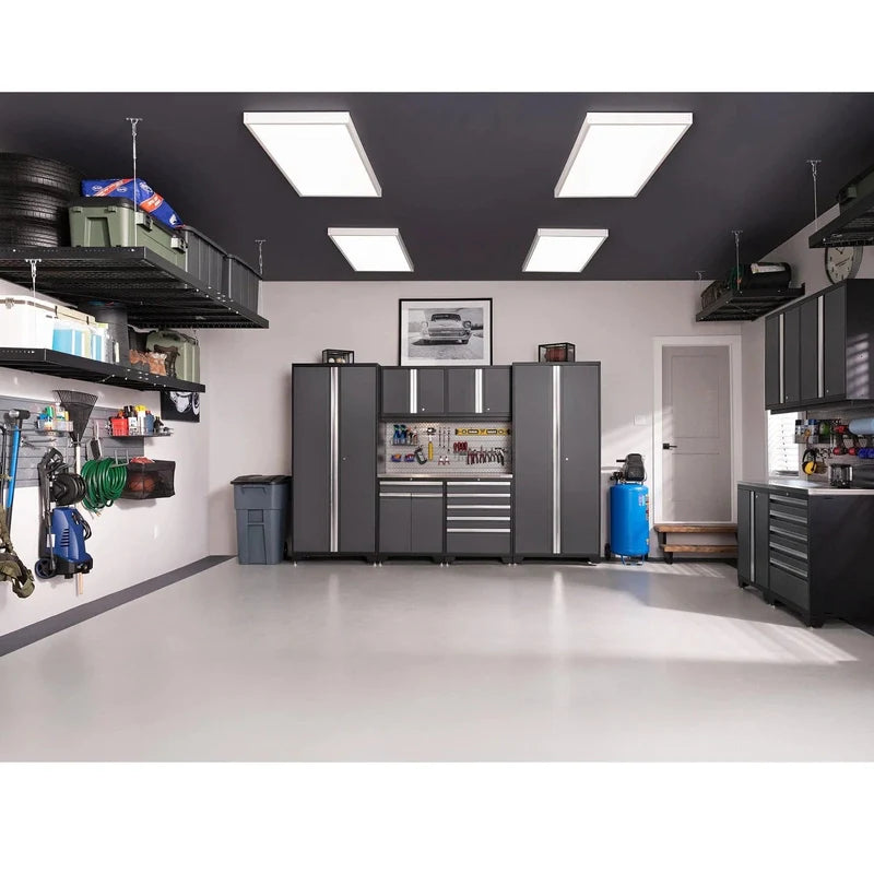NewAge Pro 3.0 Series 10-Piece Garage Cabinet Set With 3X Multi-Use Lockers