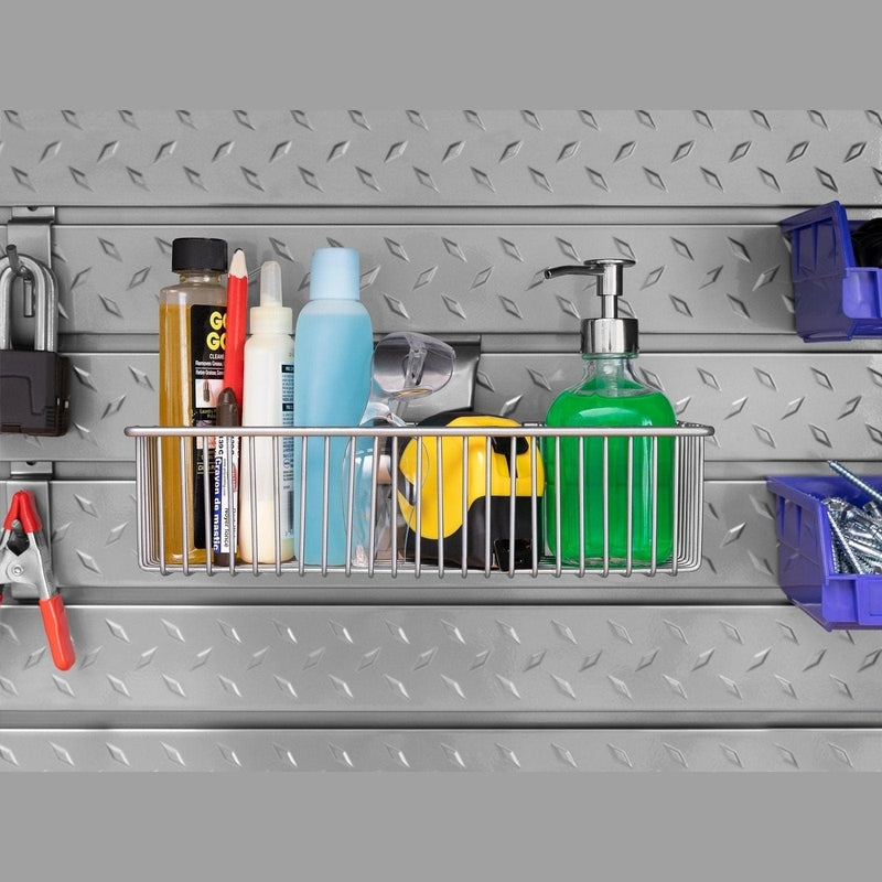 NewAge Steel Slatwall 12-Piece Accessory Kit