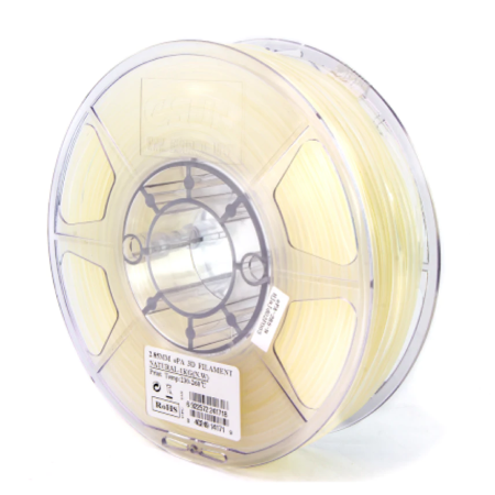 A full view of a CreatBot Ultra Nylon 1.75mm 3D printer filament spool in a natural color.