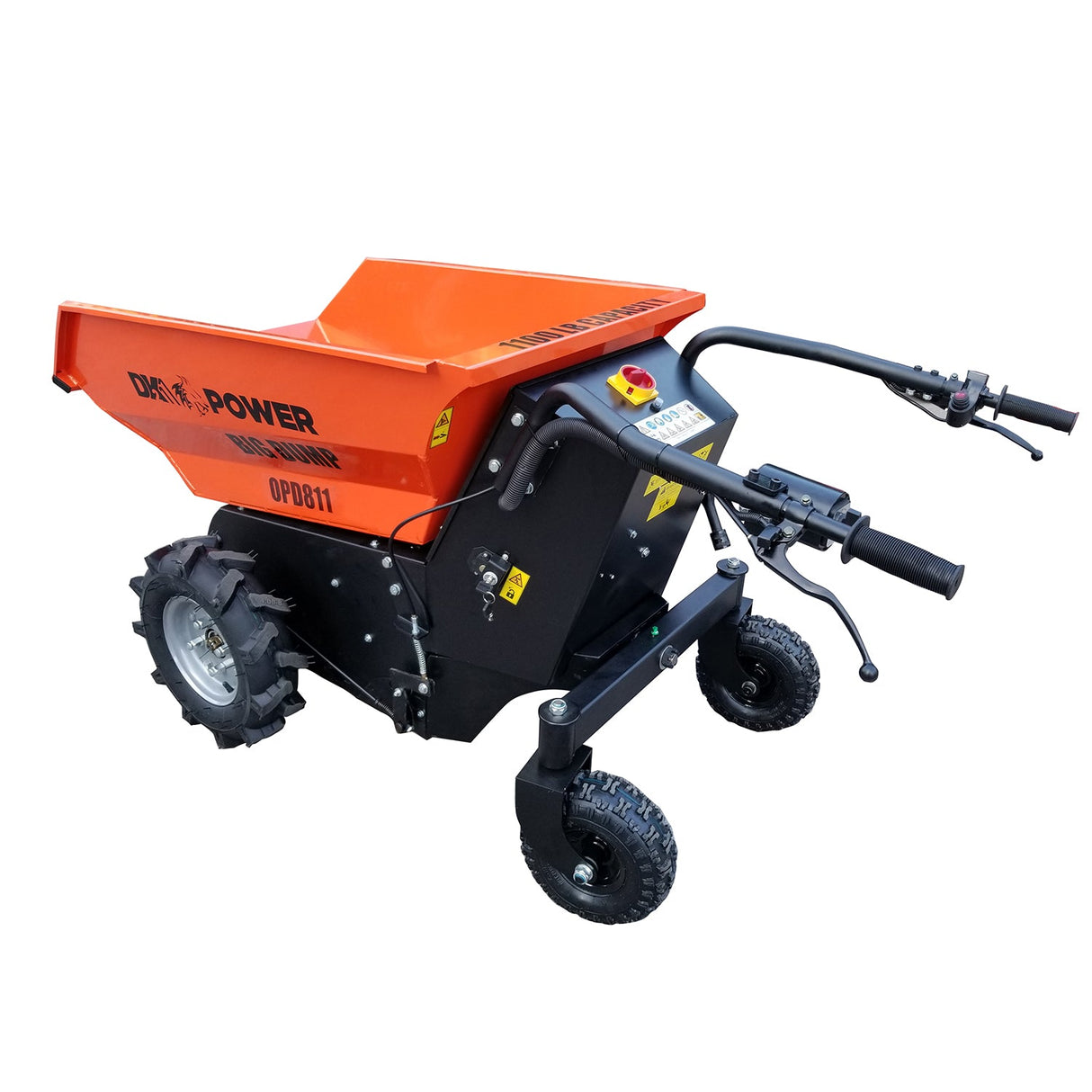 Detail K2 Big Dump 1100 Pound Electric Power Dump Cart - OPD811