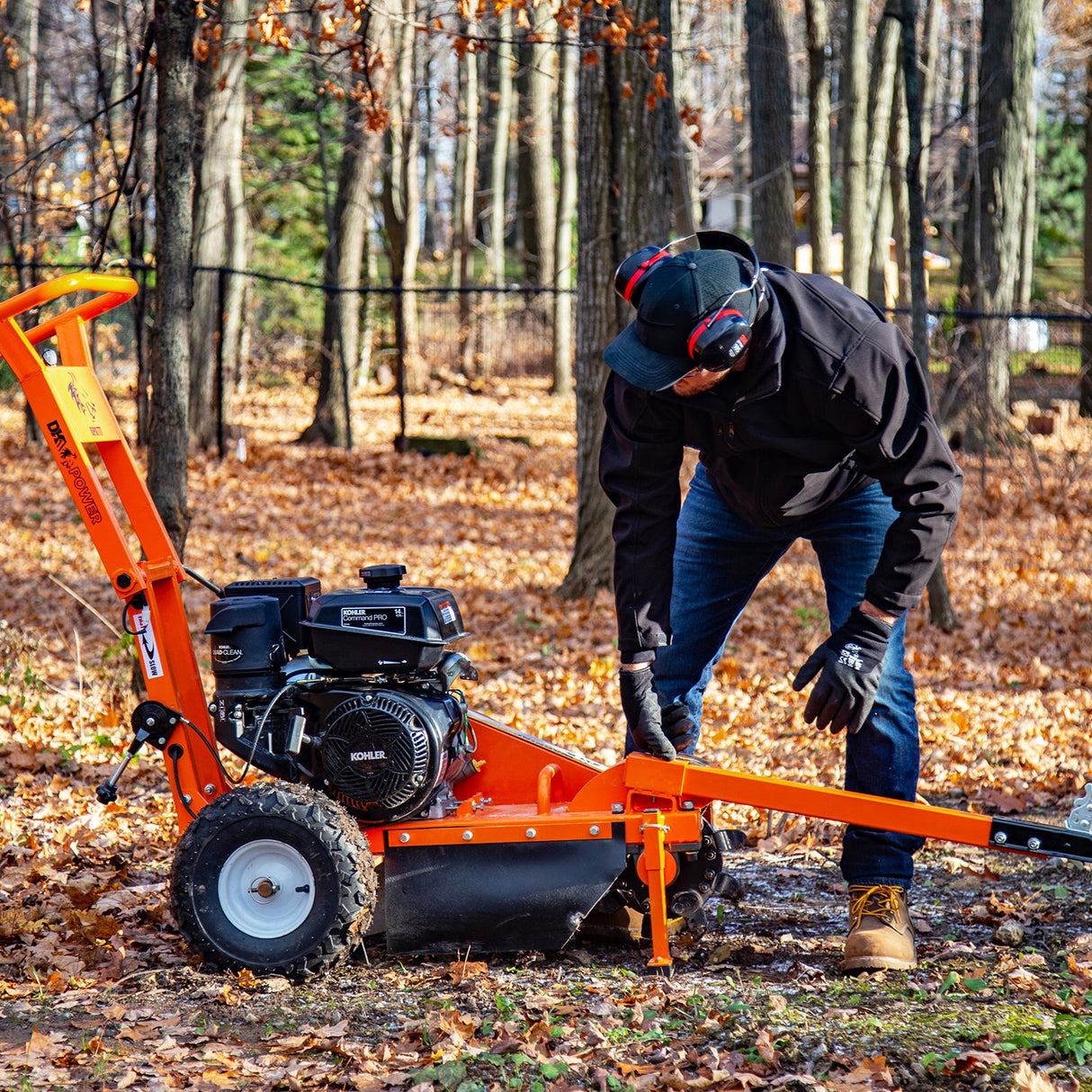 Detail K2 14 HP Commercial-Grade Stump Grinder - OPG777