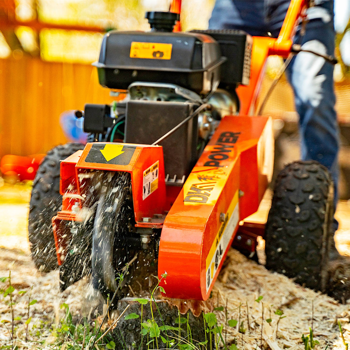 Detail K2 14 HP Commercial-Grade Stump Grinder with Electric Starter - OPG888E