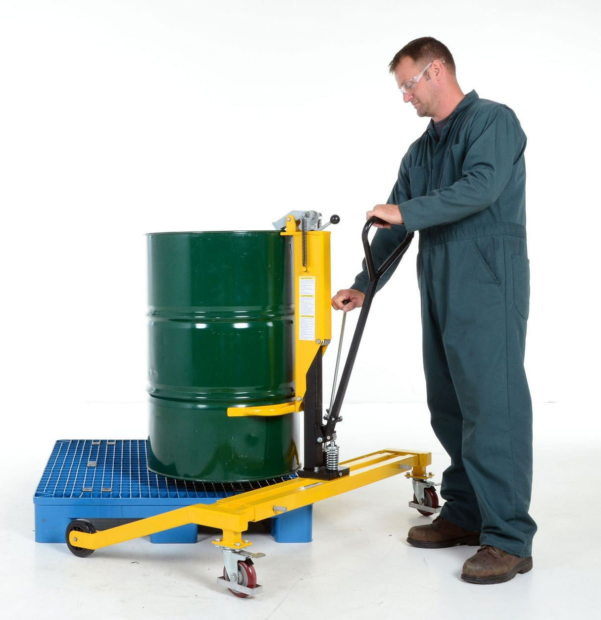 Vestil Pallet Straddling Drum Truck