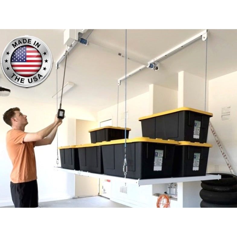 E-Z Storage Retractable Ceiling Storage Lift – 4x8 (RCL-4x8)